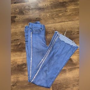 badazzle American eagle flare jeans